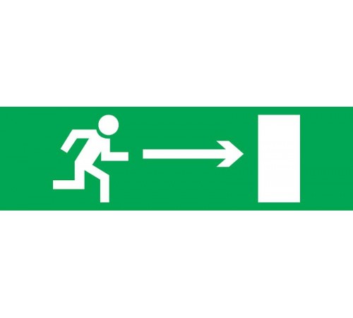 Наклейка для светильника аварийного NL-Топаз-Стрелка направо  80524   Navigator