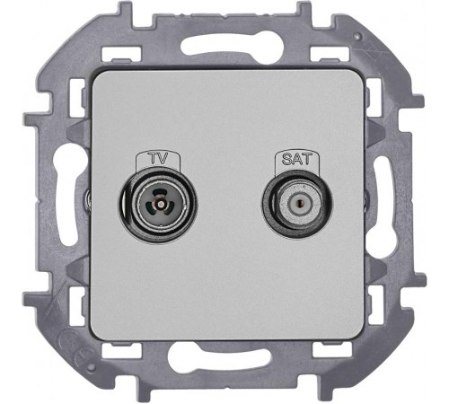 Inspiria Алюминий Розетка телевизионная TV/SAT "звезда" без рамки  673882  Legrand