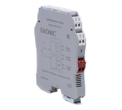 Преобразователь сигнала DSI, 1 вход TC тип K, 2 выход 4...20 мА  DSI-C1-1211  DKC
