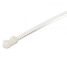 GTM-300STC Стяжка нейлоновая неоткрывающаяся, безгалогенная (halogen free), 309x4.8 мм, полиамид 6.6,  под винт (100 шт)  17033  Hyperline