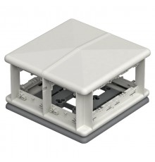 Напольный бокс Telitank 225x225x125 мм (полиамид,светло-серый) (T8NL 00C 7035)  7408498  OBO Bettermann