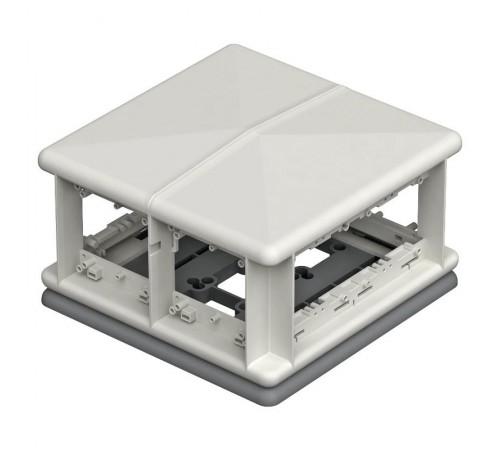 Напольный бокс Telitank 225x225x125 мм (полиамид,светло-серый) (T8NL 00C 7035)  7408498  OBO Bettermann