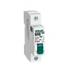 Выключатель автоматический без теплозащиты однополюсный ВА-103М 1P 40А характеристика D 6кА  12542DEK  Dekraft