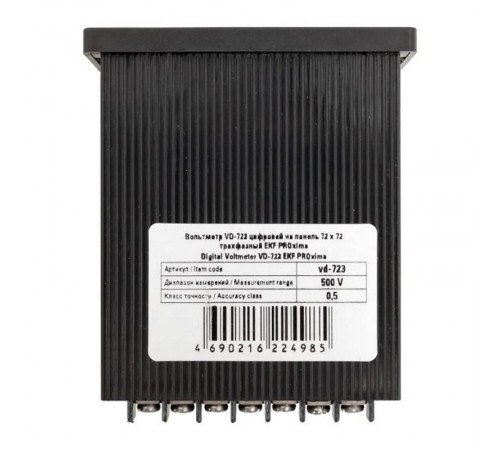VD-723 Вольтметр цифровой на панель (72х72) трехфазный EKF PROxima  vd-723  EKF