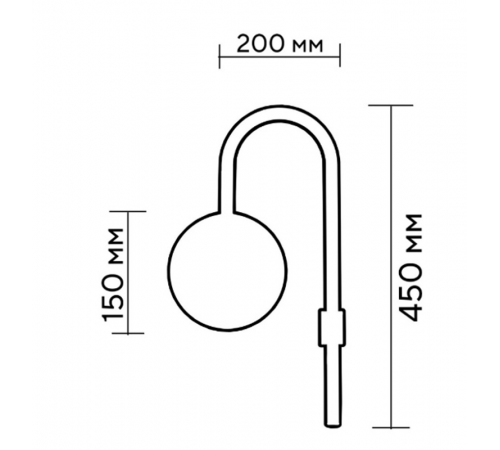 Светильник светодиодный BBLSIDE/W E27 GL  1904000050  Световые Технологии