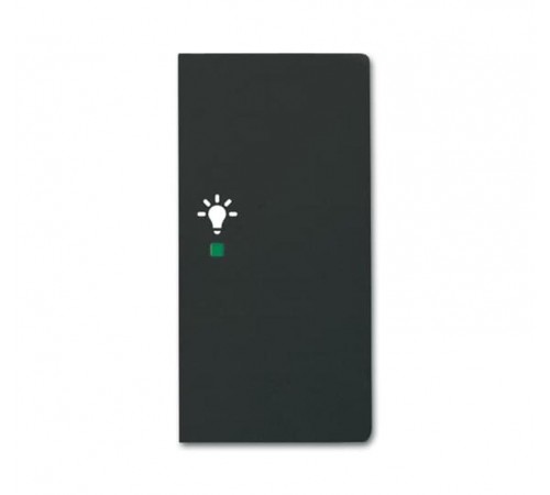 Клавиша двойная правая free@home, освещение, future, цвет чёрный бархат SRL-2-R-885  2CKA006220A0629  ABB