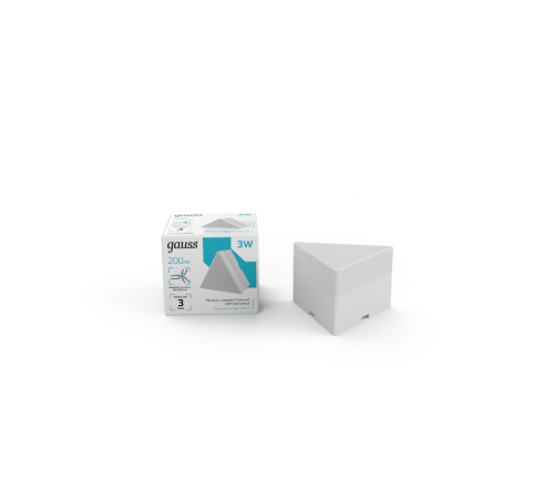 Модуль треугольный светодиодный  IP40 72*63*55мм 3W 200Лм 4000К Shop Lighting белый 1/100  883565248  Gauss