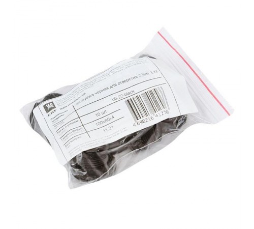 Заглушка черная для отверcтия 22мм PROxima  pb-22-black  EKF