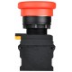 Кнопка "Грибок" с фиксац. d=22мм 1NO+1NC красная MASTER  MI-BG60-11M-3-21-K04  IEK
