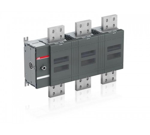 Рубильник OT4000E03W8 4000А 3х-полюсный (без ручки управления и переходника) с увеличенным межфазным расстоянием 185мм  1SCA128686R1001  ABB