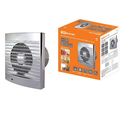 Вентилятор бытовой настенный 100 С-2, хромTDM  SQ1807-0113  TDM