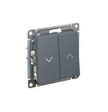 AtlasDesign Грифель Выключатель 2-клавишный Жалюзи, 10А, механизм  ATN000719  SE