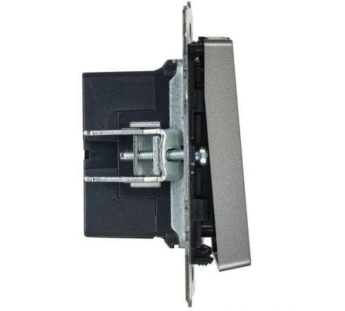 BRITE Кнопка звонка с инд. отел. 10А ВС10-1-9-БрС сталь  BR-V14-2-10-K46  IEK