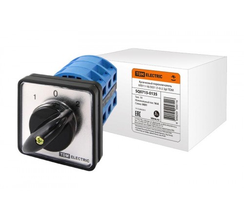 Кулачковый переключатель КПУ11-16/3031   SQ0715-0135  TDM