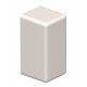Торцевая заглушка кабельного канала WDK 10x20 мм (ПВХ,кремовый) (WDK HE10020CW)  6153593  OBO Bettermann