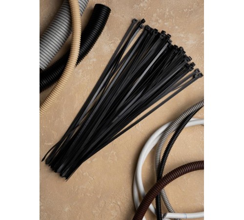 Хомут нейлоновый ЧЕРНЫЙ 7,2х500 (уп./100шт) EKF PROxima  plc-cb-7.2x500  EKF