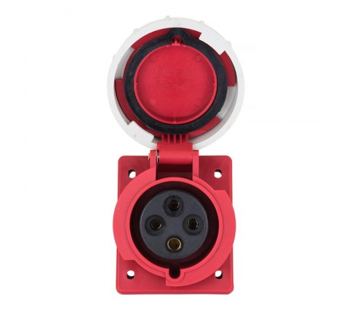 Розетка стационарная внутренняя угловая 4142 3Р+РЕ 16А 380В IP67 EKF PROxima  ps-4142-16-380  EKF