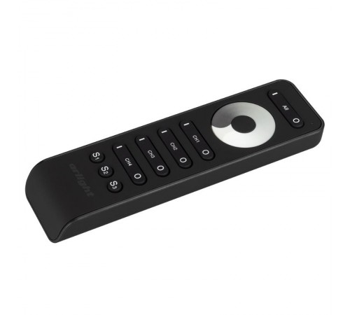 Пульт SMART-R33-DIM Black (4 канала, 2.4G) (Arlight, IP20 Пластик, 5 лет)  032941  Arlight