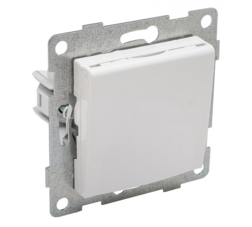 Ugra Розетка 1-ой с/з с з/ш и крышкой, СУ , 16А, 250В, белый  С11Р91-001  GUSI Electric