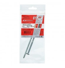 Болт DIN 571 сантехнический оцинк 6х120 (2 шт) - пакет ( 0,043 кг)  103879  Tech-KREP