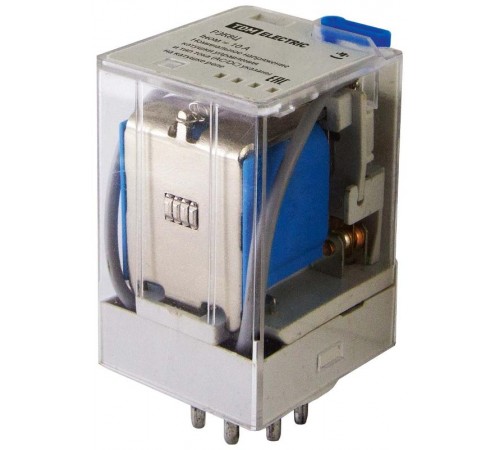 Реле РЭК8Ц/2 10А  12В AC (без разъема Р8Ц арт. SQ1503-0019)  SQ0701-0101  TDM