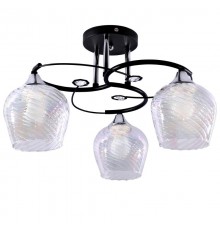 Светильник 11293-2/3 черн.хром (Плафон 8310) НПБ 01-3х60-207 Е27  1005404878  Элетех