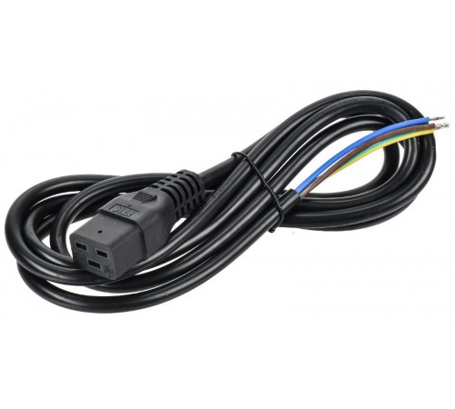 ITK Кабель электропитания PDU 3х1,5 2М C19-б/р  PC-C19-2M  ITK