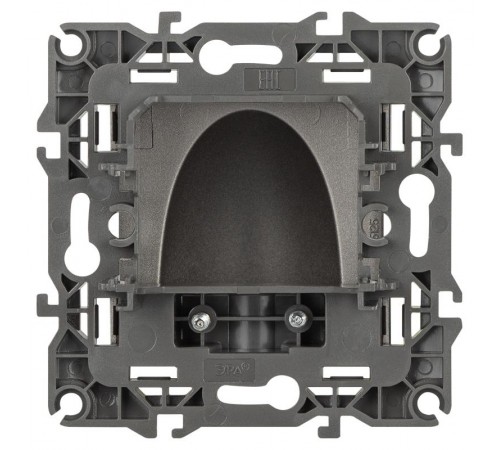 Вывод кабеля ЭРА Серия 12 12-6003-16 , титан   Б0065755  ЭРА