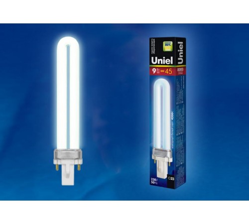 Лампа энергосберегающая ESL-PL-9-4000-G23  06001 UNIEL