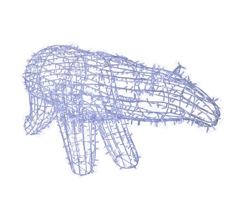 Фигура объемная Полярный медведь 210х110 см, 1500 LED, IP65, цвет свечения белый  501-231  NEON-NIGHT