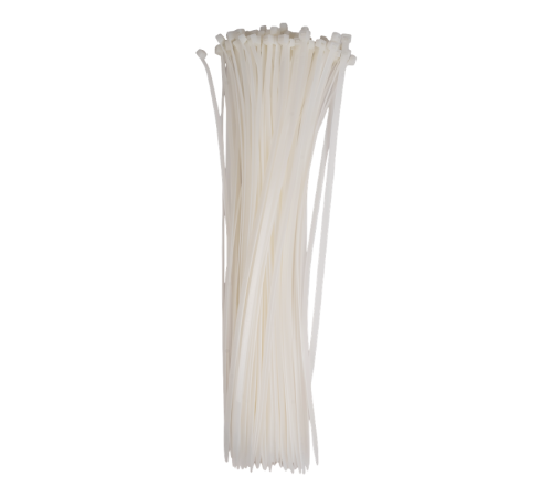 Кабельный коннектор PCT 7,6x500-100WH PA6.6 (100 шт/уп)  .5054301  Jazzway