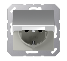 Накладка розетки с крышкой A1520KLPLAL Jung