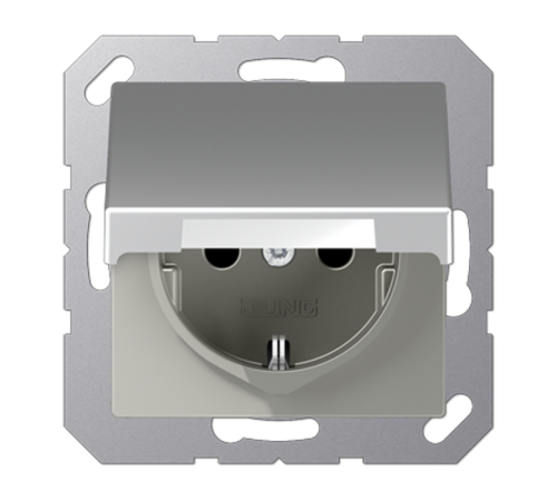 Накладка розетки с крышкой A1520KLPLAL Jung