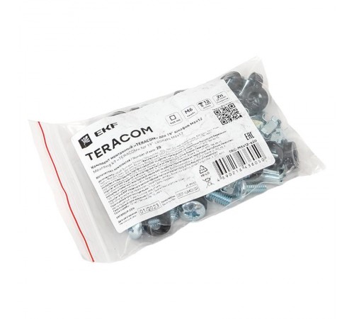 Комплект монтажный TERACOM для 19" шкафов М6х12 (20 компл.)  TRC-M6x12-s20  EKF