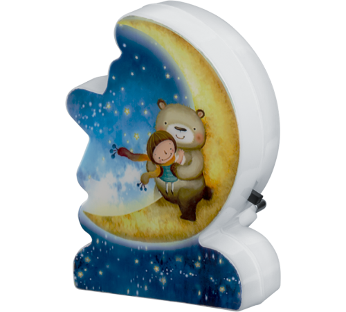 Светильник-ночник NNL LED 93 115 NNL-SW22 Месяц с выключателем 230В  93115  Navigator