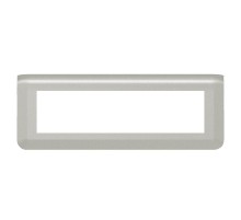 Рамка - Mosaic - 8 модулей - алюминий  079318L  Legrand