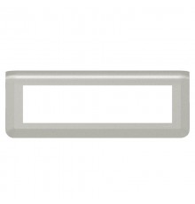 Рамка - Mosaic - 8 модулей - алюминий  079318L  Legrand