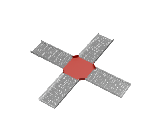 Х-разветвитель 80х500 мм "ПЛЮС" HD  XDplus80-500 HD   КМ-профиль