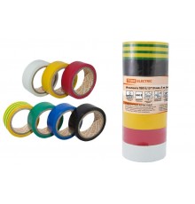 Изолента ПВХ 0,15*19мм 5м (набор 7 цветов)  SQ0526-0052  TDM