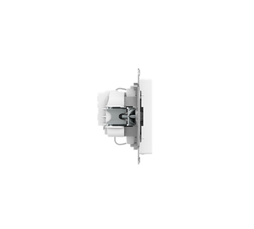 Механизм розетки, 16А, с заземлением, без шторок, белый Эпика EKF  UP1-SOW-110  EKF