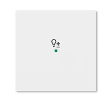 ABB Levit Белый Клавиша 1-ая с символом светорегулятора free@home  6220H-A01004 03  2CHH621004A4003  ABB