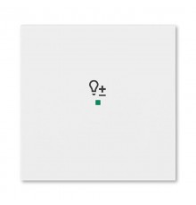 ABB Levit Белый Клавиша 1-ая с символом светорегулятора free@home  6220H-A01004 03  2CHH621004A4003  ABB