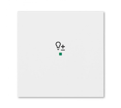 ABB Levit Белый Клавиша 1-ая с символом светорегулятора free@home  6220H-A01004 03  2CHH621004A4003  ABB