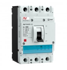 Выключатель автоматический AV POWER-1/3 160А 50kA ETU2.0  mccb-13-160-2.0-av  EKF
