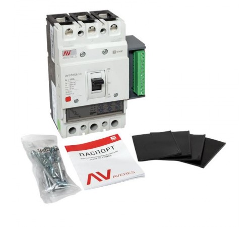 Выключатель автоматический AV POWER-1/3 160А 50kA ETU2.2  mccb-13-160-2.2-av  EKF