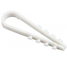Дюбель хомут 5-10мм нейлон белый (100шт)  UHH35-5-10-100  IEK