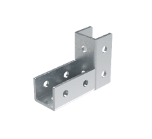 Соединитель С-образного профиля 41х41 под углом 90°, горячеоцинкованный  BSF4106HDZ  DKC