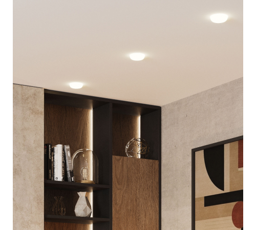 Встраиваемый светильник Frameless круг 12W 4000K 1/40  967511212  Gauss