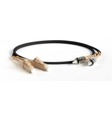 FC-D2-50-LC/PR-ST/PR-H-10M-LSZH-BK Патч-корд волоконно-оптический (шнур) MM 50/125, LC-ST, 2.0 мм, duplex, LSZH, 10 м, черный  431374  Hyperline