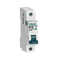 Выключатель автоматический  однополюсный ВА-105 16А B 10кА  13105DEK  DEKraft